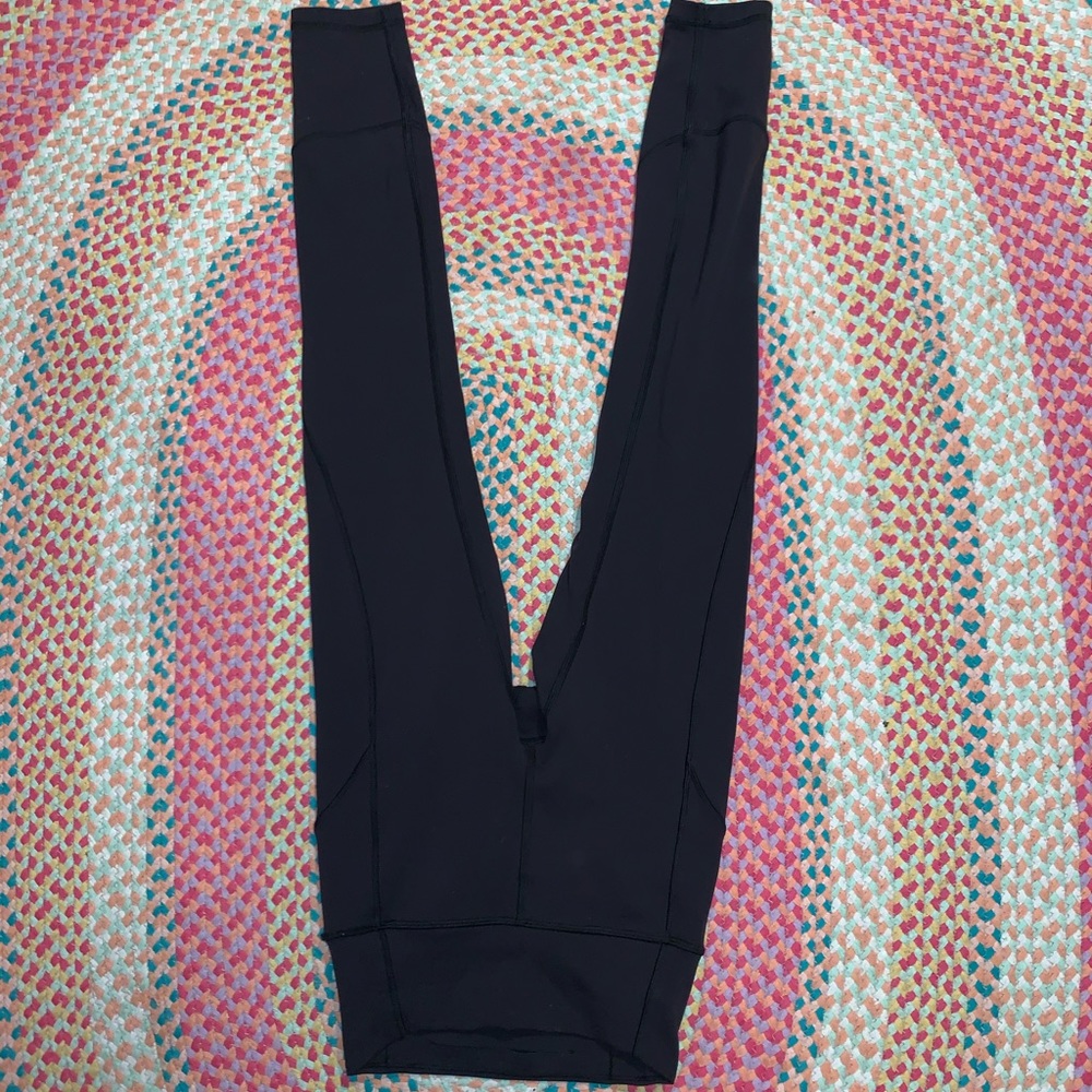 Lululemon fast and free size 2 black wore once